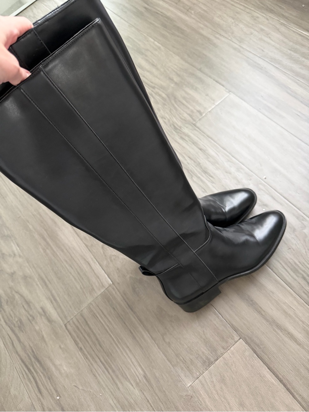H&M Black Over-the-Knee Riding Boots